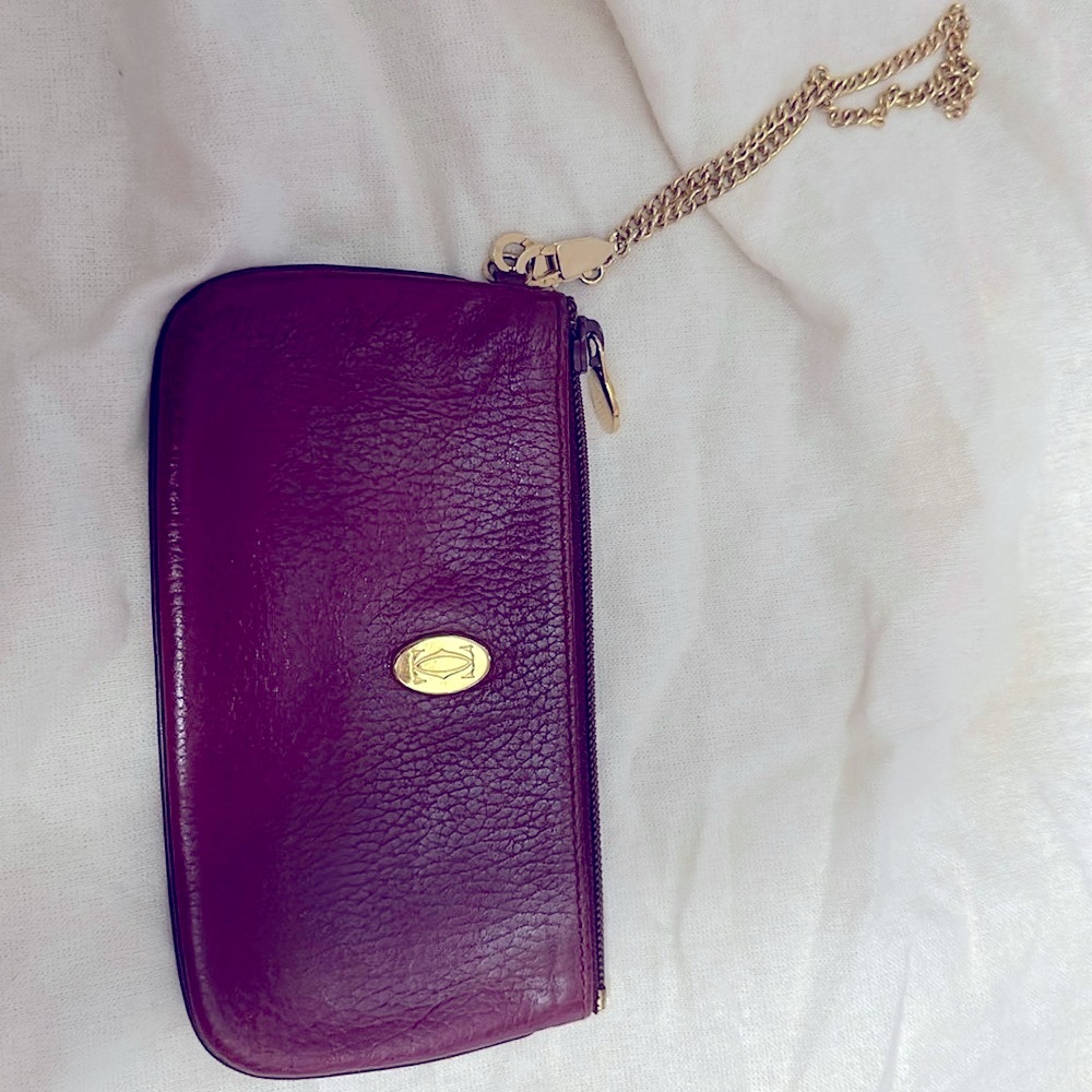 CARTIER WRISTLET POUCH